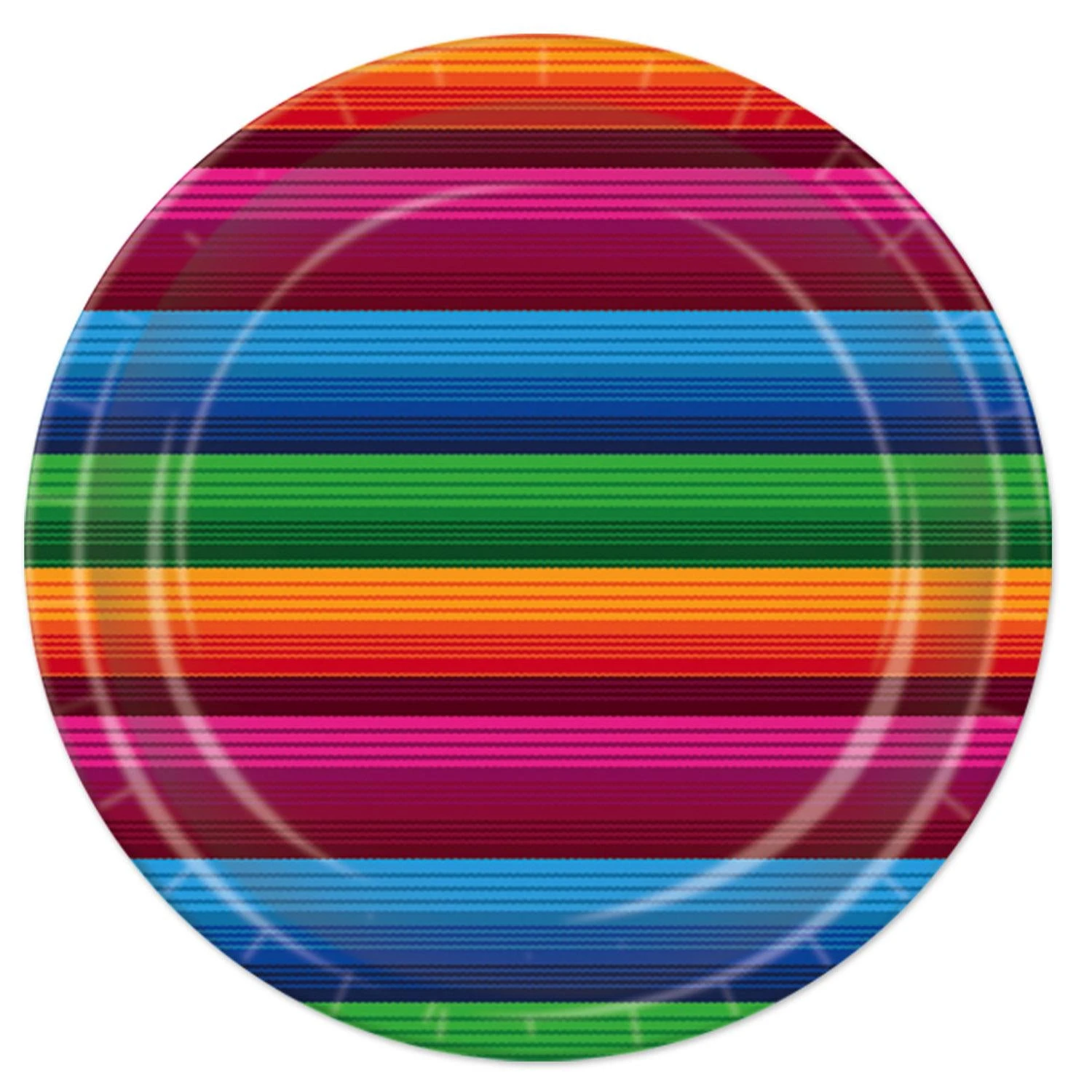 Fiesta Paper Plates 7 Inch (8 Per Package) 1 Fiesta Paper Plates 7 Inch (8 Per Package)