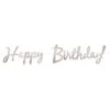Foil Happy Birthday Party Streamer - Silver -Bulk Party Supplies Shop 53385 S