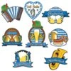 Oktoberfest Cutouts (8 Per Package) -Bulk Party Supplies Shop 53407