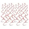 Metallic Party Whirls - Rose Gold (12 Per Package)