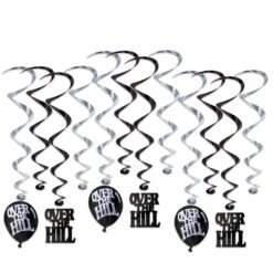 Over The Hill Birthday Whirls (12 Per Package)