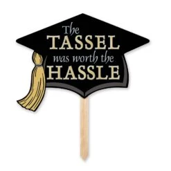 Grad Cap Graduation Party Yard Sign
