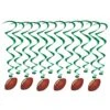 Football Party Whirls (12 Per Package) -Bulk Party Supplies Shop 53607