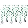 Soccer Ball Party Whirls (12 Per Package) 2 Soccer Ball Party Whirls (12 Per Package) -Bulk Party Supplies Shop 53615