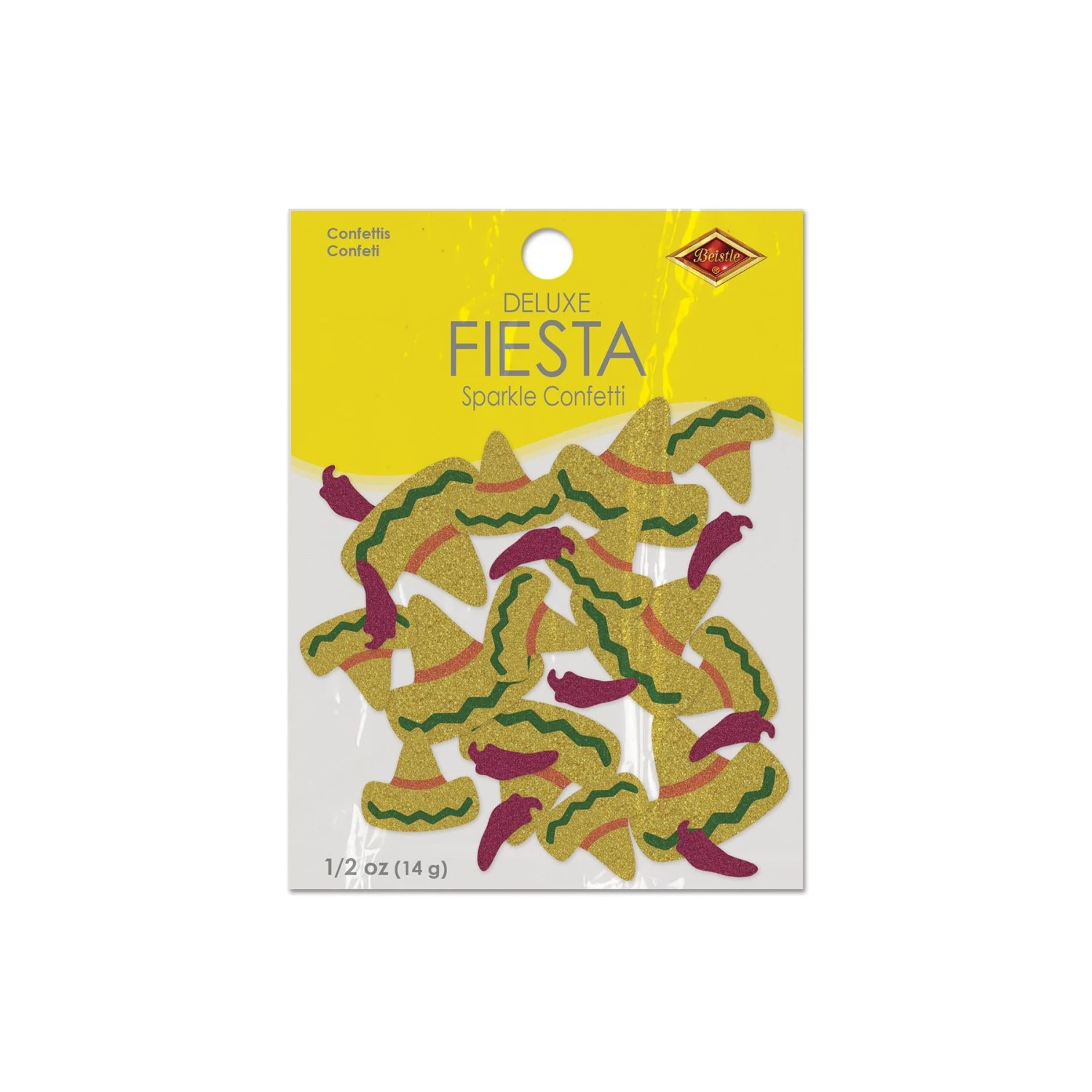 Fiesta Deluxe Sparkle Confetti (0.5 Oz Per Package) 3 Fiesta Deluxe Sparkle Confetti (0.5 Oz Per Package) - Image 3