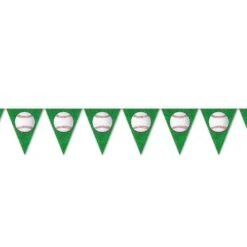Baseball Party Pennant Banner