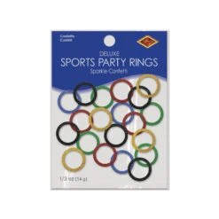 Sports Party Rings Del Sparkle Confetti (0.5 Oz Per Package) -Bulk Party Supplies Shop 53671 i3 577fa150 7700 4906 86fa af307a75bf17