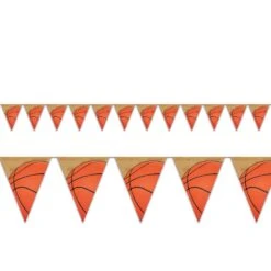 Basketball Party Pennant Banner
