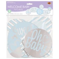 Foil Welcome Baby Cutouts - Boy (6 Per Package) -Bulk Party Supplies Shop 53690 i3 4232d25b dfcb 4b72 8f6a 2565cbdbfba2