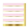 Striped Luncheon Napkins - Girl (16 Per Package) -Bulk Party Supplies Shop 53705