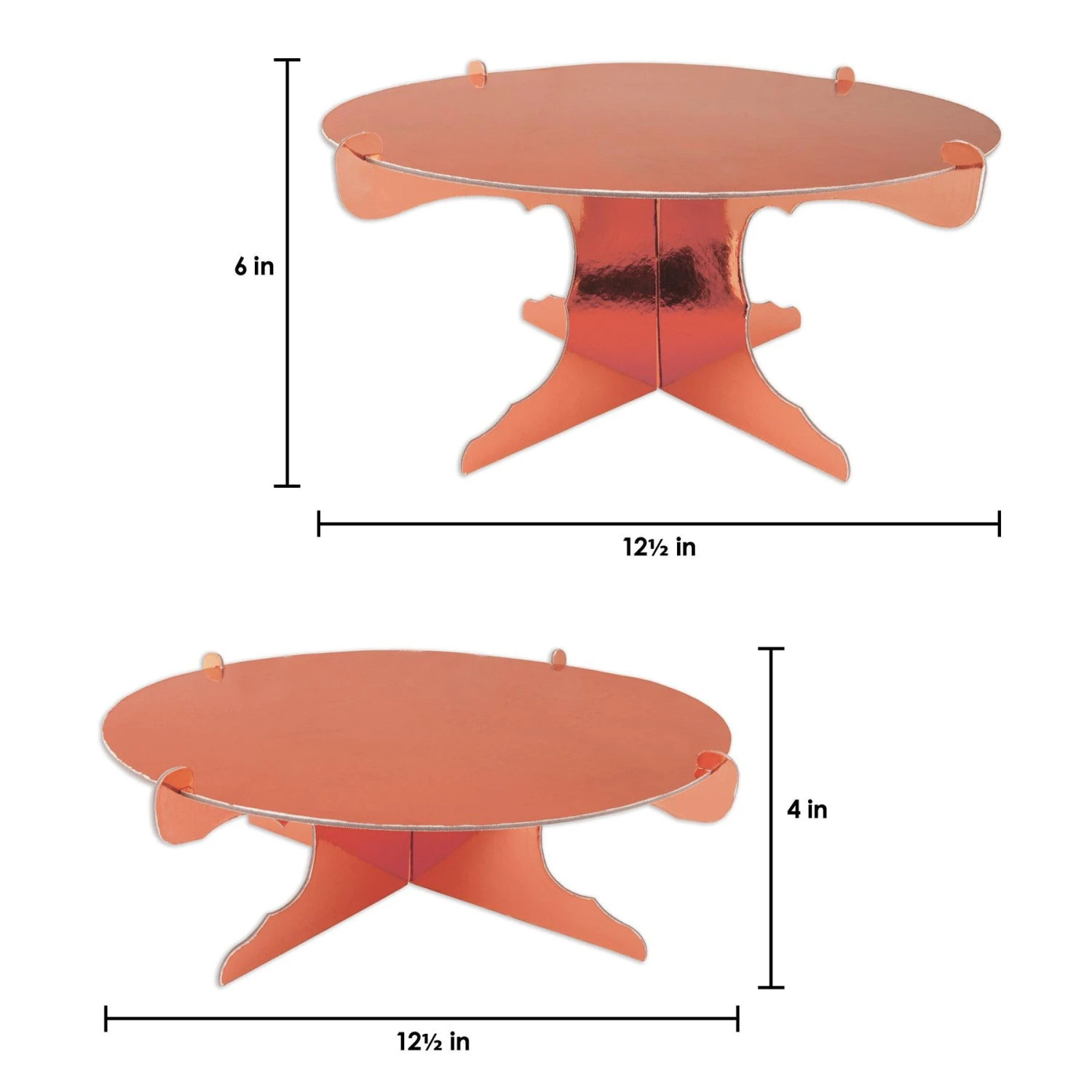 Metallic Party Cake Stands (12 Packages) 5 Metallic Party Cake Stands (12 Packages) - Image 5