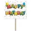 Balloon Happy Birthday Party Yard Sign 13 Balloon Happy Birthday Party Yard Sign -Bulk Party Supplies Shop 53799