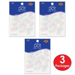 Metallic Deluxe Dot Party Confetti - Opalescent (0.5 Oz Per Package) 9 Metallic Deluxe Dot Party Confetti - Opalescent (0.5 Oz Per Package) -Bulk Party Supplies Shop 53800 OP i3 1