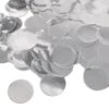 Metallic Deluxe Dot Party Confetti - Silver (0.5 Oz Per Package)