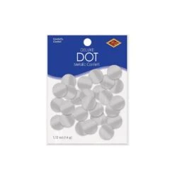 Metallic Deluxe Dot Party Confetti - Silver (0.5 Oz Per Package) -Bulk Party Supplies Shop 53800 S i3 3c64a2ed 6bb7 4ae0 b3e4 fd41ca2cb5b6