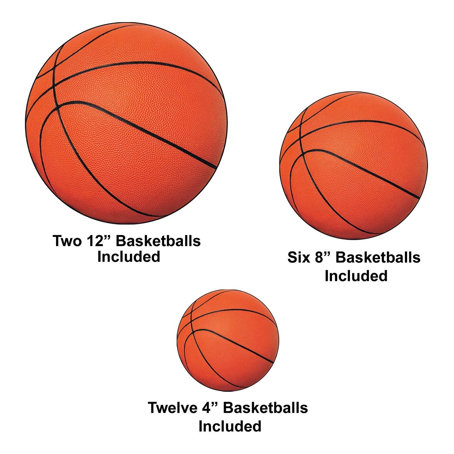 Basketball Party Cutouts (240 Per Case) 5 Basketball Party Cutouts (240 Per Case) - Image 5