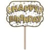 Foil Happy Birthday Party Yard Sign