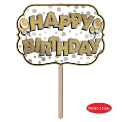 Foil Happy Birthday Party Yard Sign -Bulk Party Supplies Shop 53809 i4 148d6131 fbf5 4458 ad00 4845507deb27