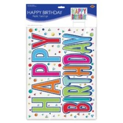 All Weather-Plastic Happy Birthday Party Yard Sign -Bulk Party Supplies Shop 53817 i3 da32b65f 0f0b 4b7f a103 41e9fb87da4f