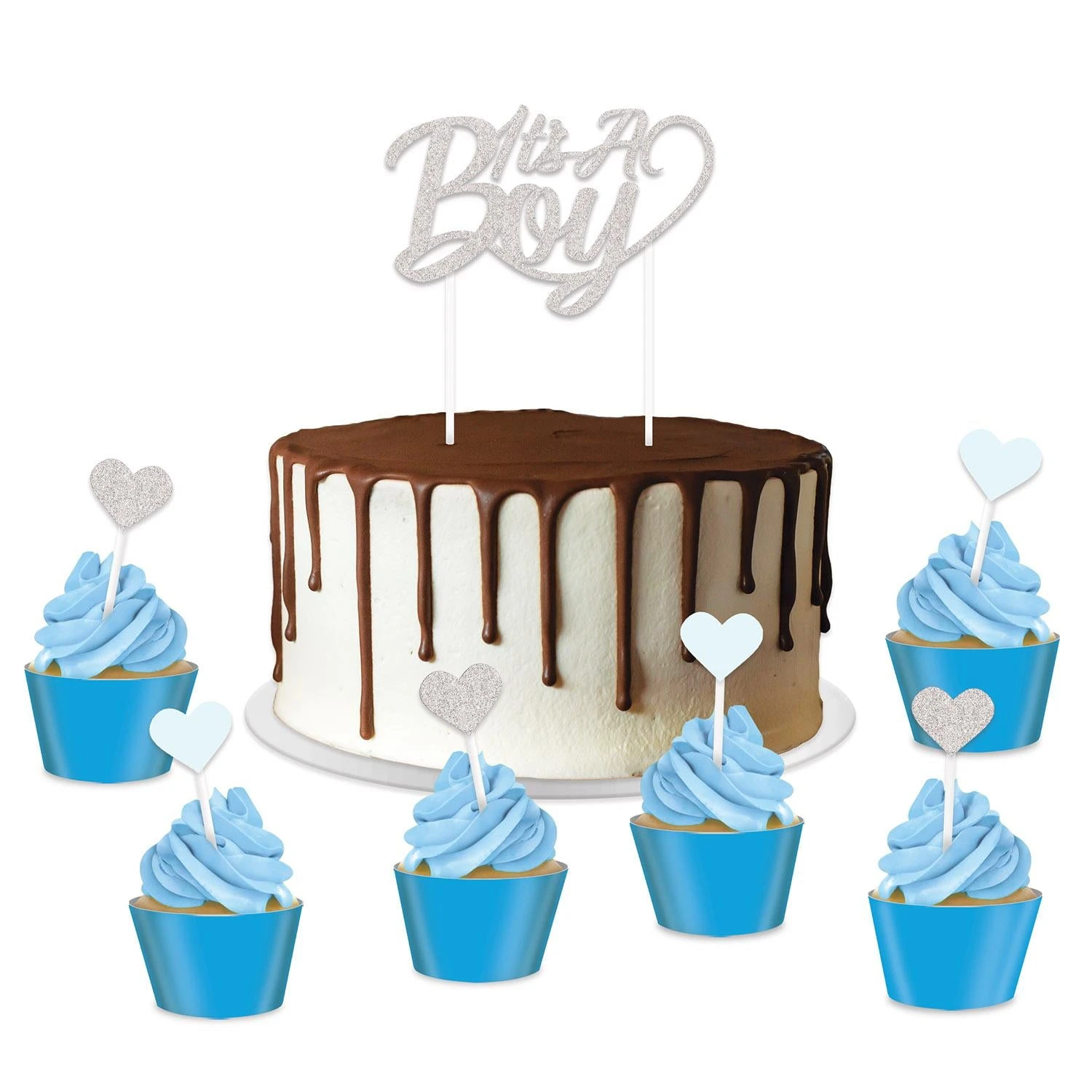 It's A Boy Cake Topper 3 It's A Boy Cake Topper - Image 3