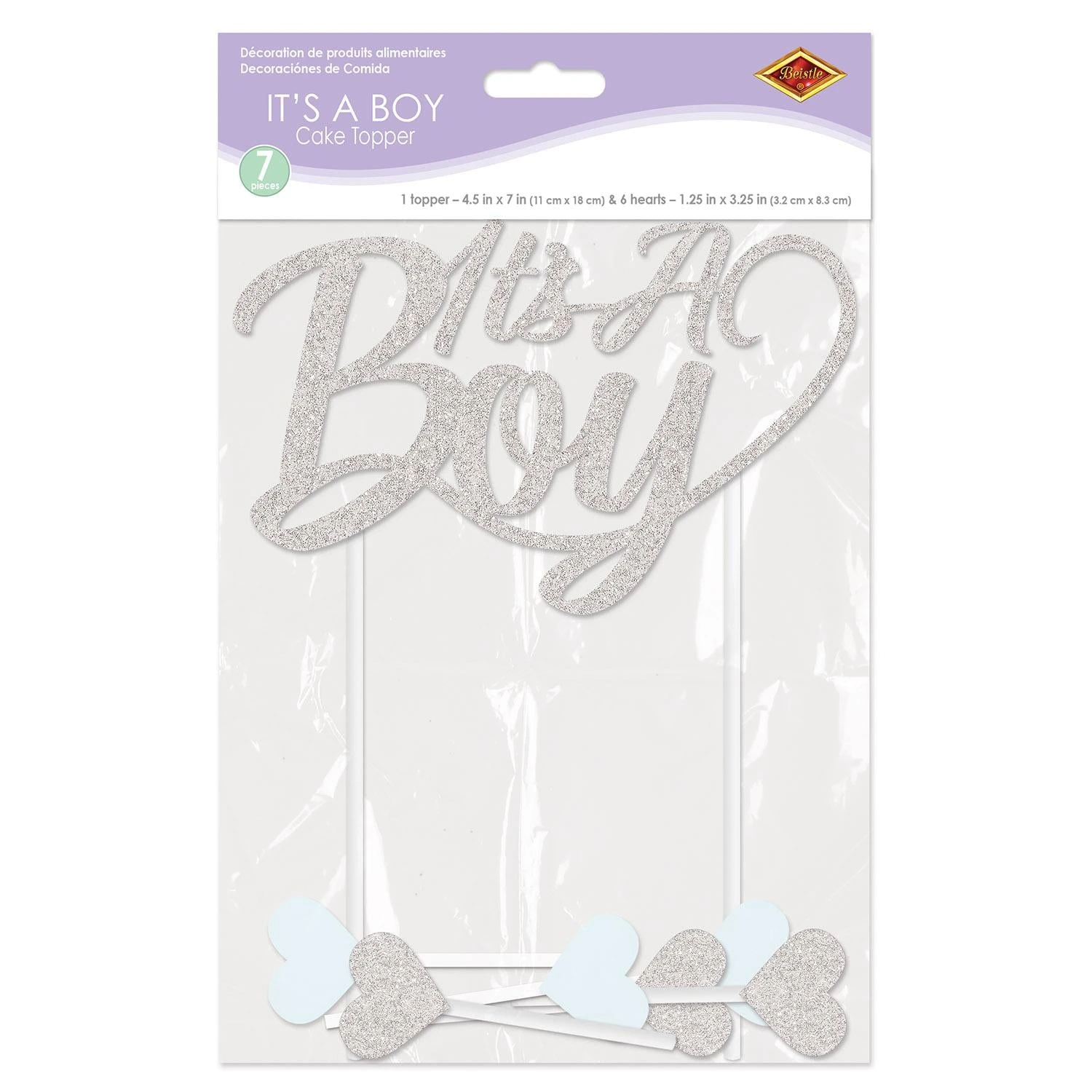 It's A Boy Cake Topper 4 It's A Boy Cake Topper - Image 4