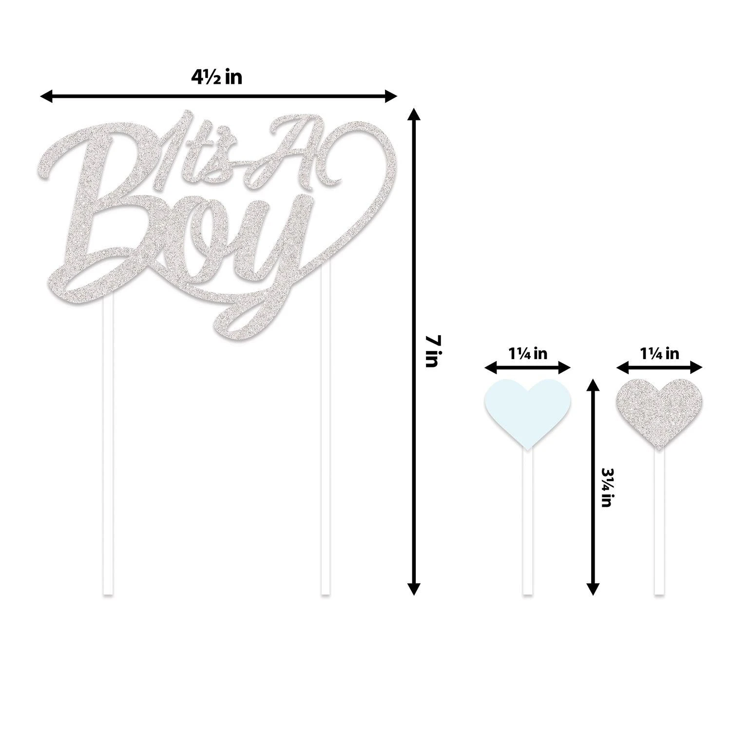 It's A Boy Cake Topper 5 It's A Boy Cake Topper - Image 5