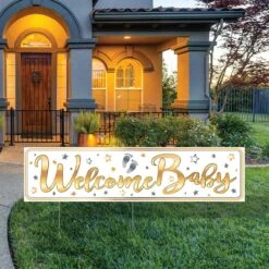 Plastic Jumbo Welcome Baby Yard Sign -Bulk Party Supplies Shop 53834 i2 065e97e2 2804 4396 8bf2 08f3b0e01455