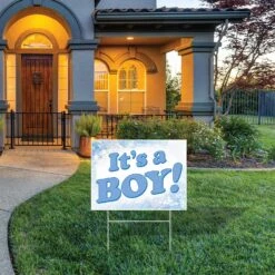 Plastic It's A Boy! Yard Sign -Bulk Party Supplies Shop 53836 i2 570176a5 8445 4e8a a1bb faf7ff382244