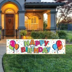 Plastic Jumbo Happy Birthday Party Yard Sign- Multicolor -Bulk Party Supplies Shop 53842 i2 e85b1197 7e6f 4794 b6f5 c2bbee5515ef