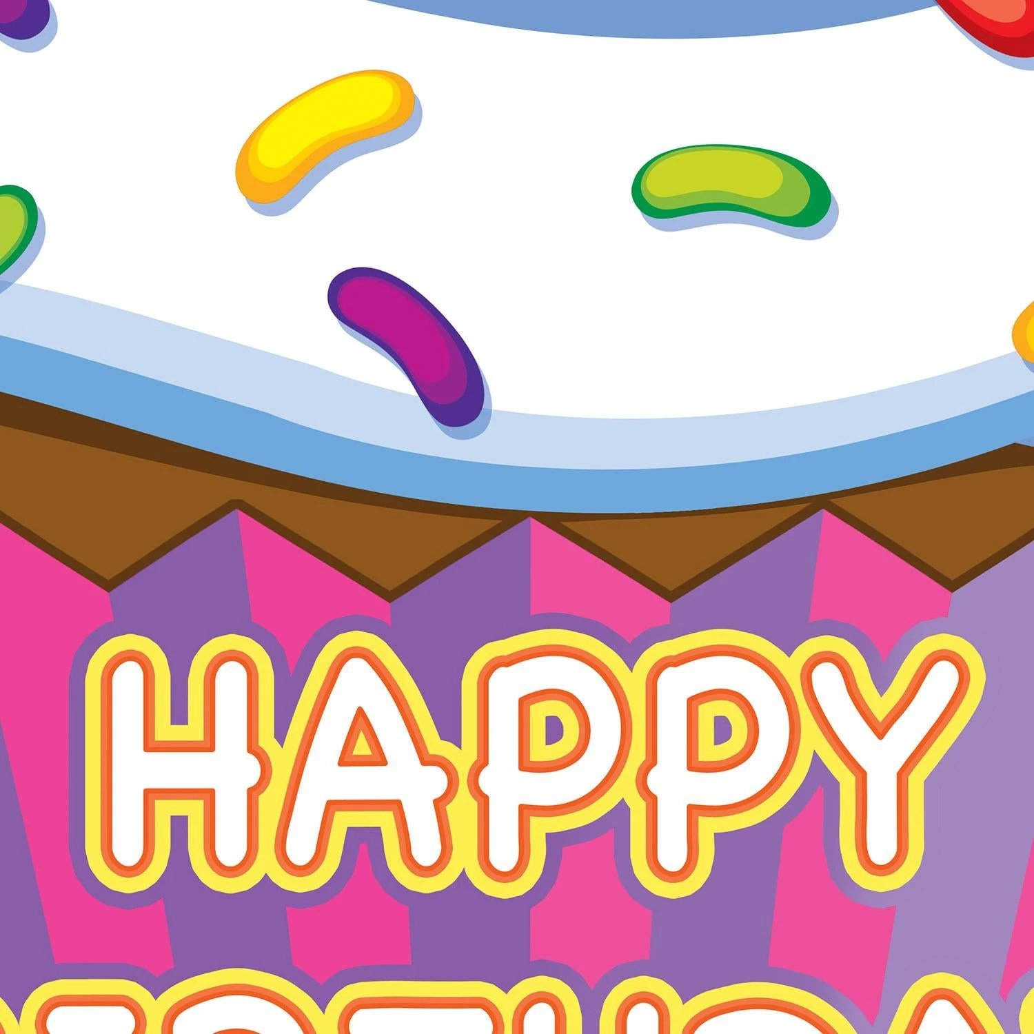 Plastic Jumbo Cupcake Yard Sign 2 Plastic Jumbo Cupcake Yard Sign - Image 2