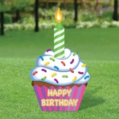 Plastic Jumbo Cupcake Yard Sign 11 Plastic Jumbo Cupcake Yard Sign -Bulk Party Supplies Shop 53843 i2 2ed5401b c659 4857 9275 4b9e4ed555aa