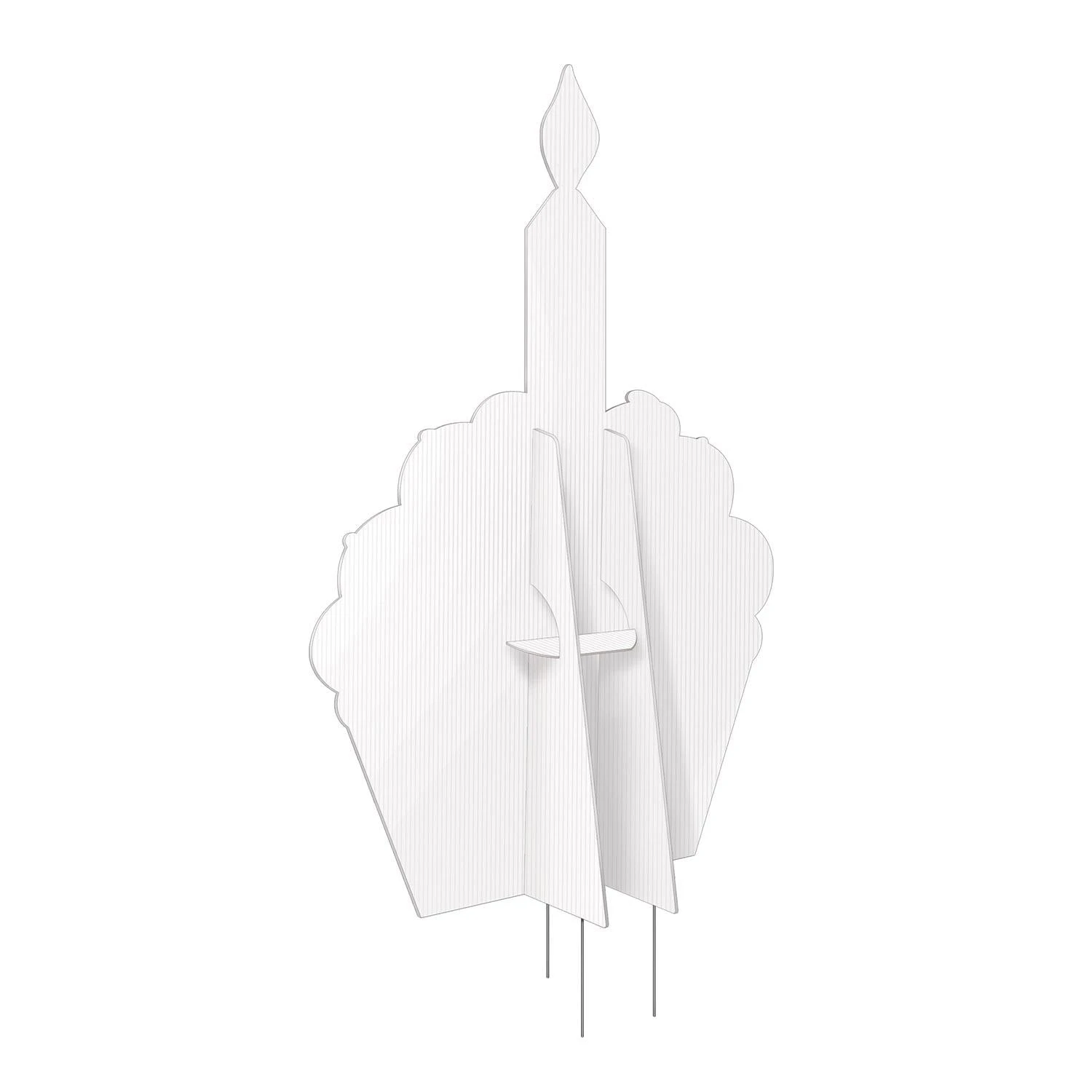 Plastic Jumbo Cupcake Yard Sign 7 Plastic Jumbo Cupcake Yard Sign - Image 7