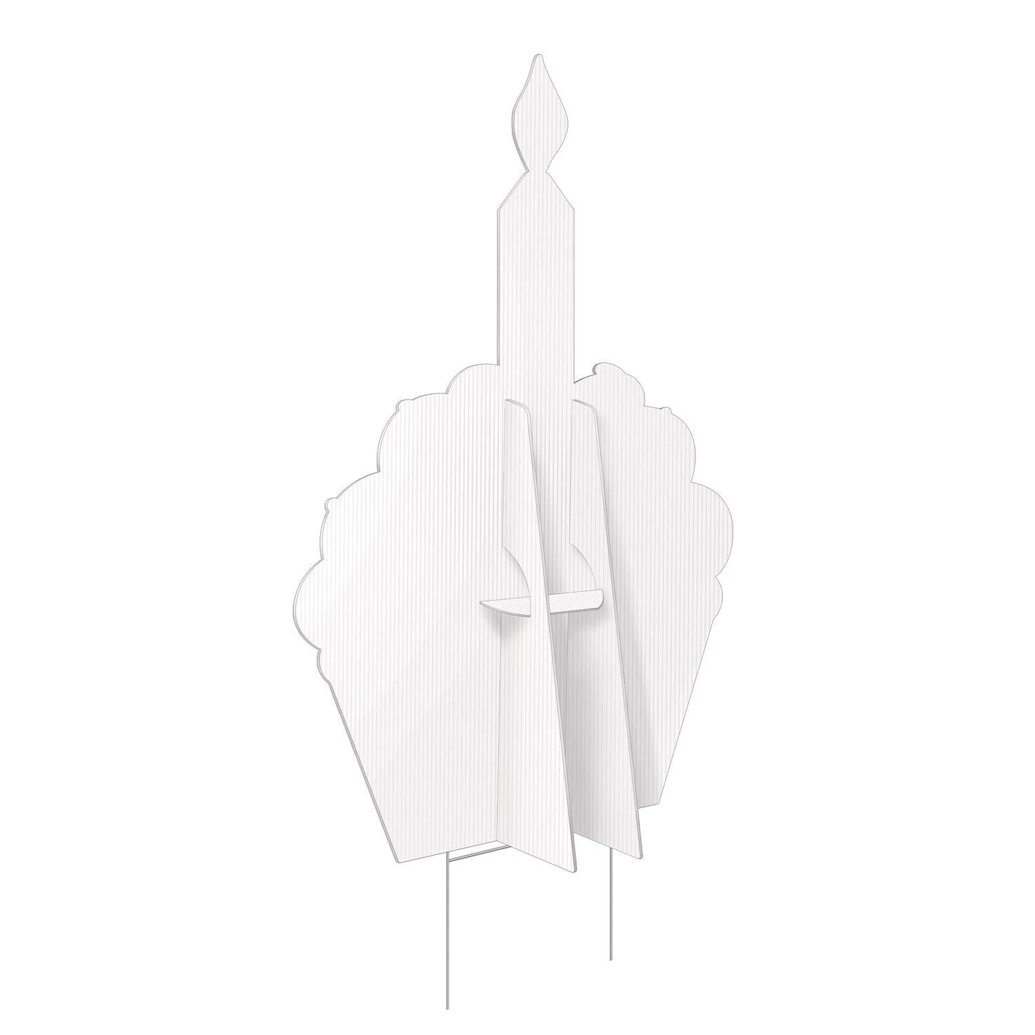 Plastic Jumbo Cupcake Yard Sign 5 Plastic Jumbo Cupcake Yard Sign - Image 5