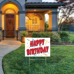 Red-Plastic Happy Birthday Party Yard Sign -Bulk Party Supplies Shop 53844 i2 3e2dd4df 5ae5 41a5 84bc fdc93d32555f
