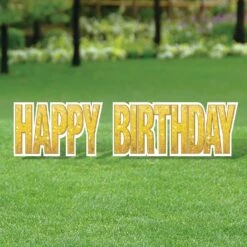 Plas Jumbo Happy Birthday Party Yard Sign Set - Gold 9 Plas Jumbo Happy Birthday Party Yard Sign Set - Gold -Bulk Party Supplies Shop 53848 GD i2 4e36a8e8 30e8 4851 ba68 863c6a6b50f5