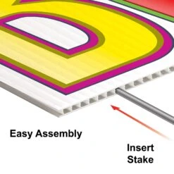 Plas Jumbo Happy Birthday Party Yard Sign Set - Multi-Color -Bulk Party Supplies Shop 53848 MC i1 1 5a372518 508a 4d86 ac3e db8da908e63d