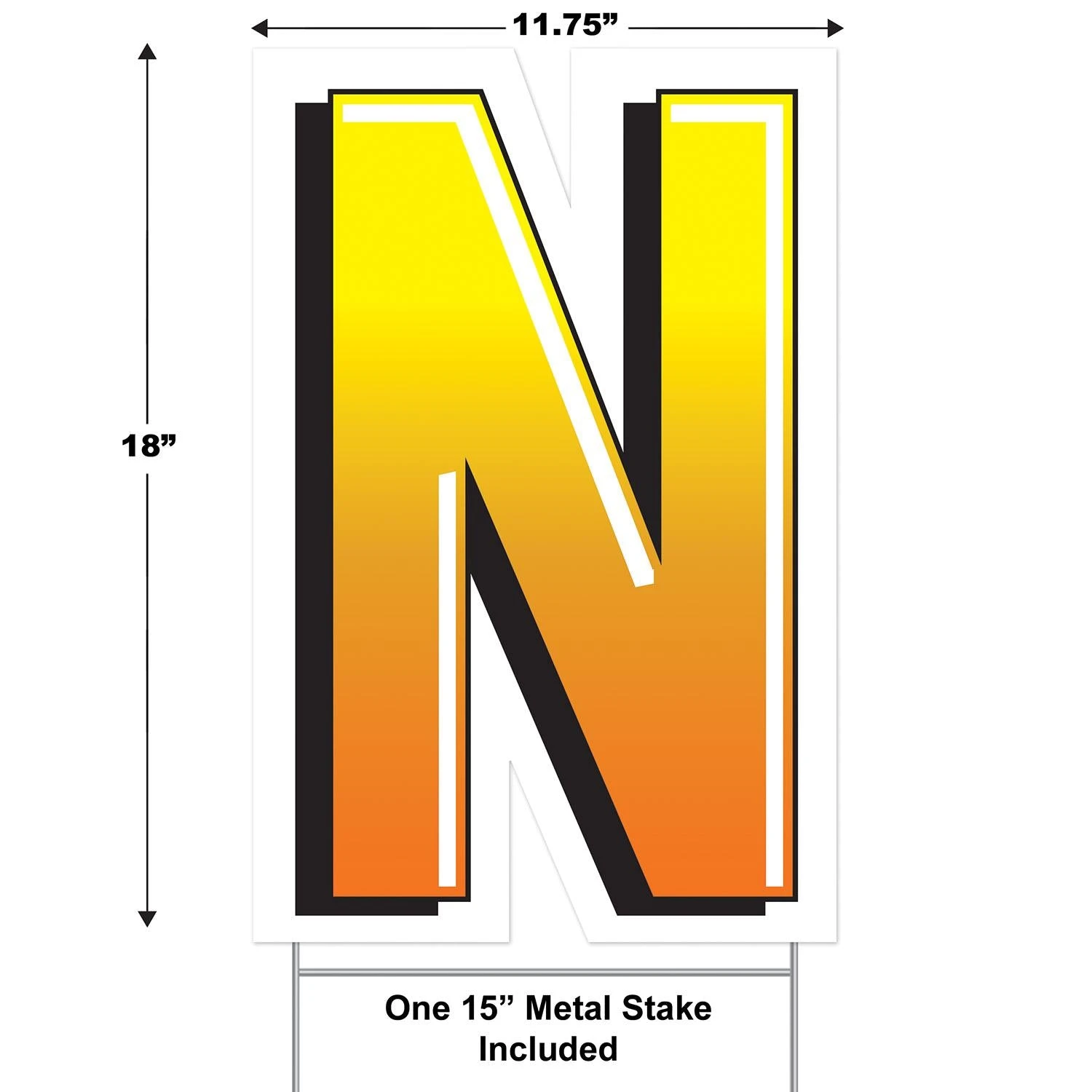 Plastic N Party Yard Sign 3 Plastic N Party Yard Sign - Image 3