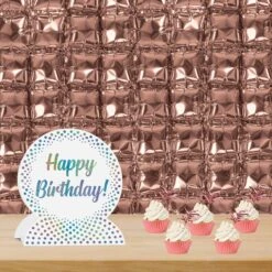 Rose Gold Foil Party Balloon Backdrops (12 Packages) -Bulk Party Supplies Shop 53861RSEGD i2 09477a56 4361 4d25 8d3a a1e3bdea3df8