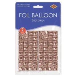 Rose Gold Foil Party Balloon Backdrops (12 Packages) -Bulk Party Supplies Shop 53861RSEGD i3 b910ac01 830e 4e83 b260 2e802d83c0fd