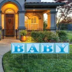 Plastic Baby Yard Sign- Blue -Bulk Party Supplies Shop 53863 B i2 e2e290d9 eab8 480c 9580 3d4a85782210