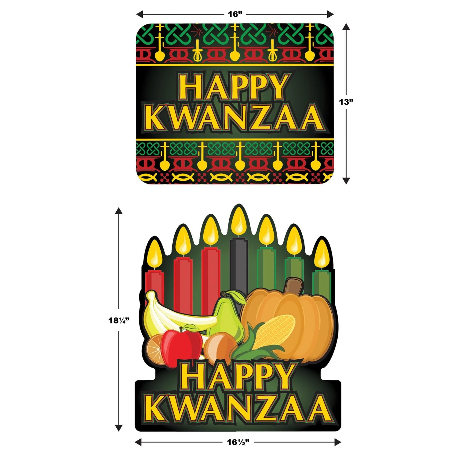 Happy Kwanzaa Signs (2 Per Package) 5 Happy Kwanzaa Signs (2 Per Package) - Image 5