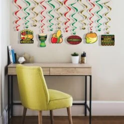 Happy Kwanzaa Whirls (12 Per Package) 10 Happy Kwanzaa Whirls (12 Per Package) -Bulk Party Supplies Shop 53876 i2 77d9210f f603 4ab8 980a 537450b954c7