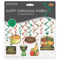 Happy Kwanzaa Whirls (12 Per Package) 11 Happy Kwanzaa Whirls (12 Per Package) -Bulk Party Supplies Shop 53876 i3 bf024ec4 5555 4d13 b226 3d3de9e4d664