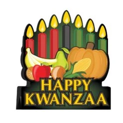 3-D Happy Kwanzaa Centerpiece