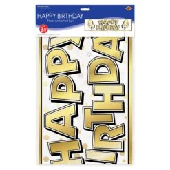 Plastic Jumbo Happy Birthday Party Yard Sign- Gold 8 Plastic Jumbo Happy Birthday Party Yard Sign- Gold -Bulk Party Supplies Shop 53885 i3 6e20f5f5 29a3 4519 8352 99cf180c7c6e