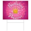 Plastic Birthday Party Princess Yard Sign -Bulk Party Supplies Shop 53892