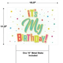 Plastic It's My Birthday Party! Yard Sign -Bulk Party Supplies Shop 53893 i5 f55f2515 f536 4cd1 825d 6afd3ef59d2b