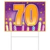 Plastic 70th Birthday Party Yard Sign -Bulk Party Supplies Shop 53902