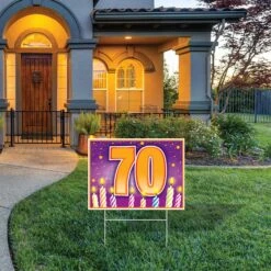 Plastic 70th Birthday Party Yard Sign -Bulk Party Supplies Shop 53902 i2 9f3aefc2 e30a 4328 8940 0fecd1642fc8