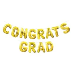 Congrats Grad Graduation Party Balloon Streamer (6 Per Case)